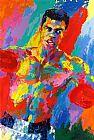Leroy Neiman Famous Paintings - Muhammad Ali Athlete of the Century